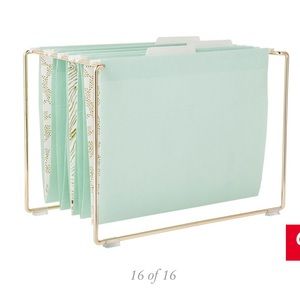 Nate Berkus x Target Gold File Stand (no folders)